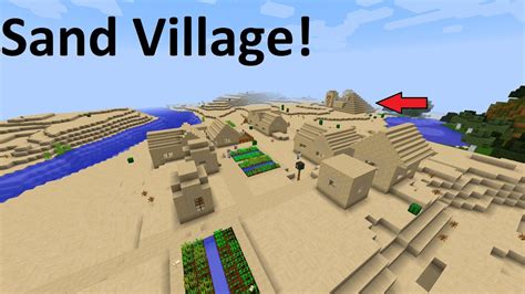 Minecraft Sand Village And Temple Seed In Description Youtube
