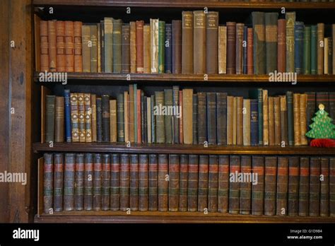 18th And 19th Century Books In Private Library Stock Photo Alamy