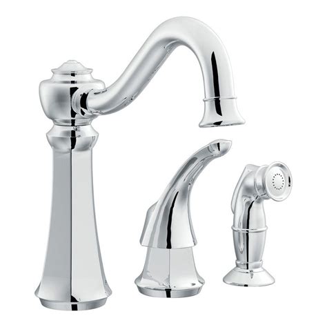 We have compared top 8 best moen kitchen sink faucets in 2021. MOEN Vestige 1-Handle Kitchen Faucet in Chrome-7065 - The ...