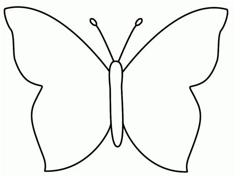 Resultado De Imagen Para Mariposa Silueta Para Colorear Easy Butterfly