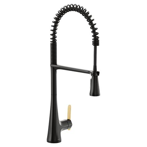 Moen kitchen faucets may just be the thing you need for your kitchen! MOEN Sinema Single-Handle High Arc Spring Pulldown Kitchen ...