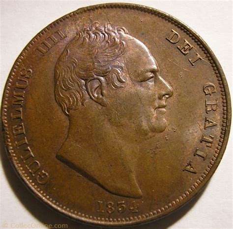 William Iv Penny 1834 Kingdom Of Great Britain Coins World