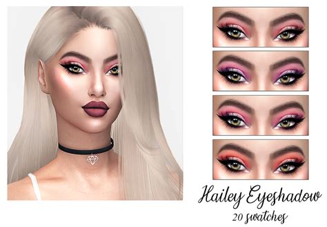 Female Eyeshadow Makeup The Sims 4 P1 Sims4 Clove Share Asia Tổng