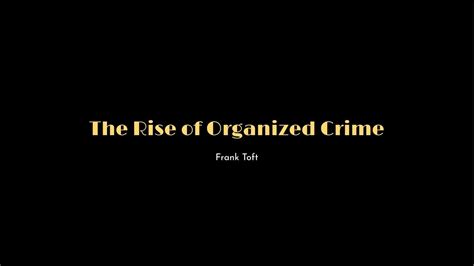 The Rise Of Organized Crime America During The 1920s Youtube