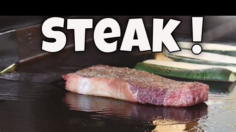 Easy Steak Recipe On The Blackstone Griddle Weekend Griddle