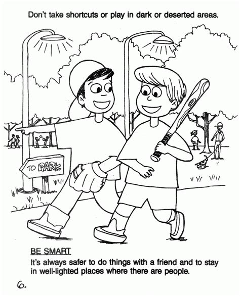 Our second page of free printable stranger danger worksheets and colouring pages consisting of 13 printable adobe pdf format worksheets. Coloring Pages Of Be Safe - Coloring Home