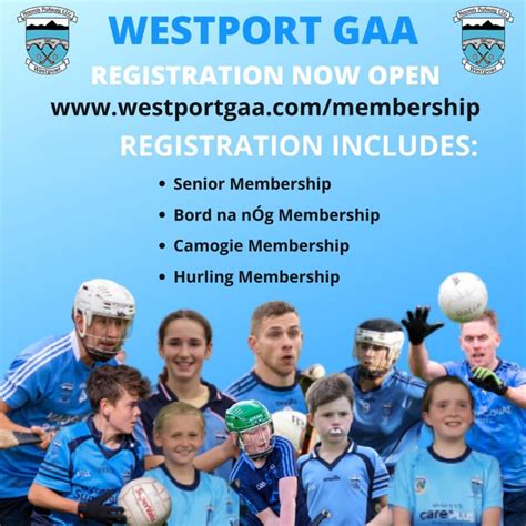 Westport Gaa Community Gaa Club In Co Mayo