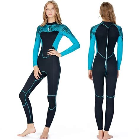 Color Mm Women Long Sleeve Scr Neoprene Wetsuit For Diving Surfing