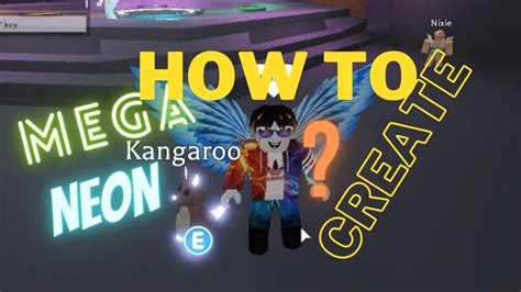 How To Create Mega Neon Kangaroo Legendary In Roblox Adopt Me 3dtsg