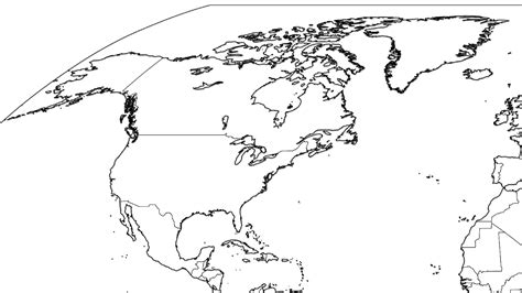 North America Map Coloring Pages Learny Kids