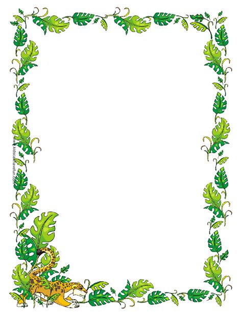 Free Page Border Designs For Projects With Flowers Download Free Page