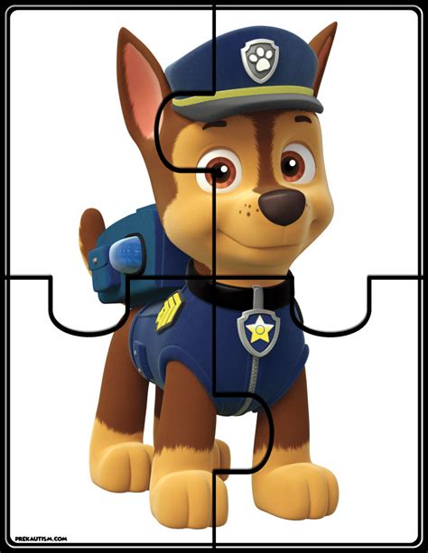 Rompecabezas Para Imprimir A Color Paw Patrol Puzzle De Numeros