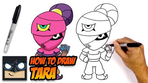 Cómo Dibujar Brawl Stars Tara Paso A Paso