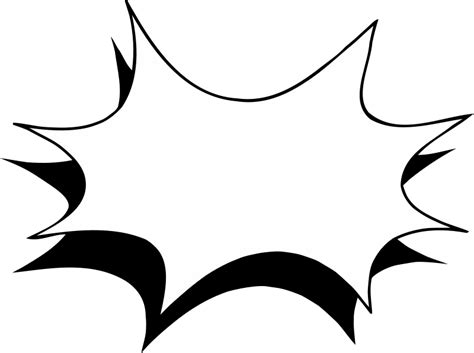 printable starburst template clipart