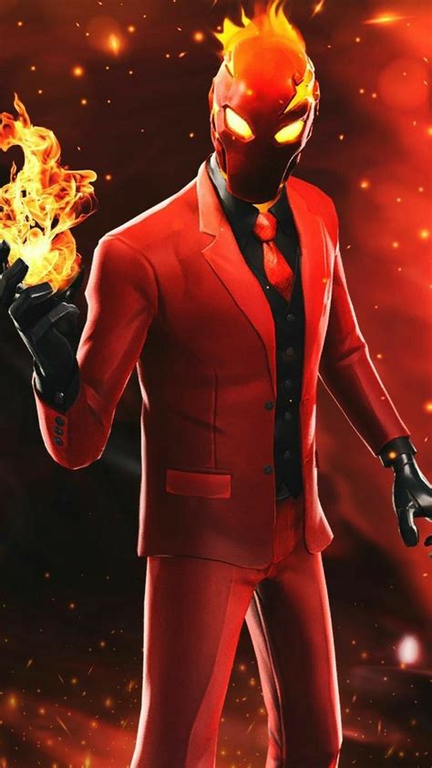 Fire Man Skin Fortinite Gaming Wallpapers Best Gaming Wallpapers