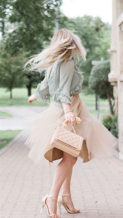 Pastel Dreams How To Wear A Tulle Skirt Pretty Little Details Romantic Outfit Fashion