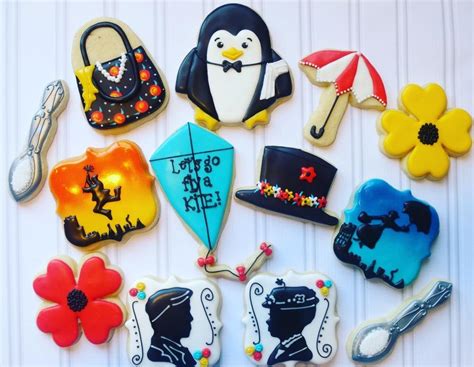 Mary Poppins cookie | Mary poppins party, Mary poppins, Mary poppins birthday party