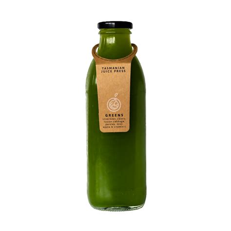 Cold Pressed Greens Blend 750ml The Tasmanian Juice Press