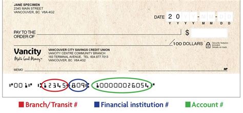 Vancity Void Cheque Setup Direct Deposits And Pre Authorized Payments