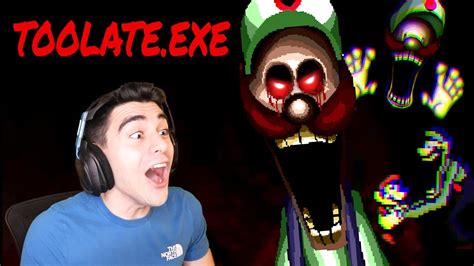 Luigiexe Attacked And Killed Mario Toolateexe Scary Marioexe