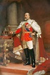El rey Eduardo VII del Reino Unido, emperador de la India, en traje de ...
