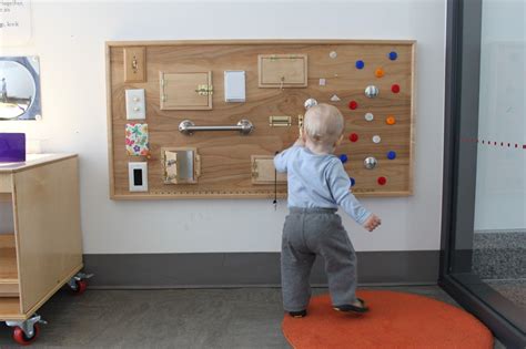 Wall Mounted Latch Board Toddler Activity Board Busy Boards For