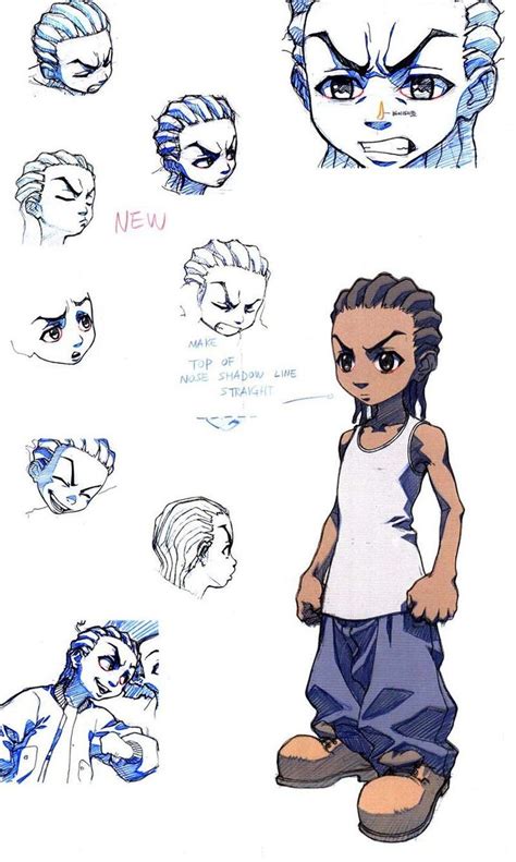 Boondocks Character Expressions Google Search Boondocks Drawings