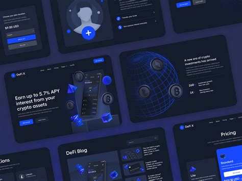 All Pages Defi X Crypto Startup Webflow Website Template By Brix