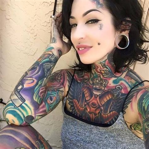 Beautiful Heavily Modified Women Tattoos For Women Girl Tattoos Women