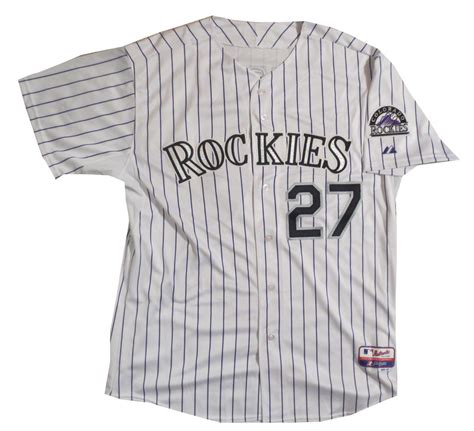 Trevor story, american baseball famous player jersey, regular season quality. Trevor Story Autographed Colorado Rockies Authentic Signed ...