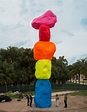 Ugo Rondinone Brings a Rainbow-Hued Mountain to Miami Beach