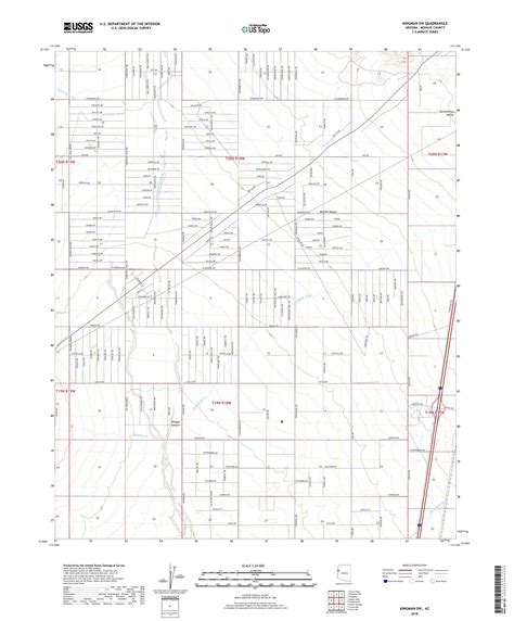 Mytopo Kingman Sw Arizona Usgs Quad Topo Map