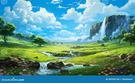 Nhi Anime Landscape Wallpaper Bucolic Landscapes With Realist Detail