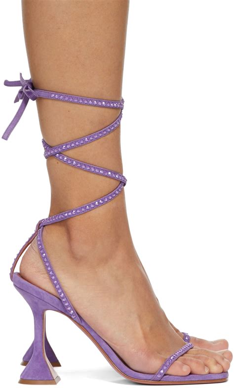 Buy Purple Heels Sandals In Stock