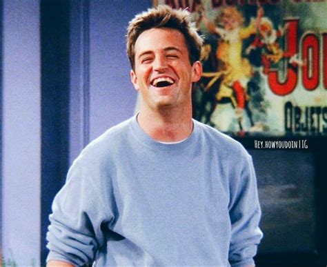 Friends Chandlers Smile Matthew Perry Friends Tv Series