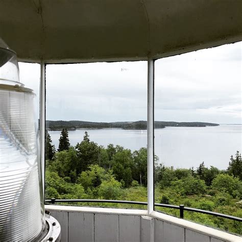 View From Inside Dyce Head Lighthouse Tower Climb The Tower During The