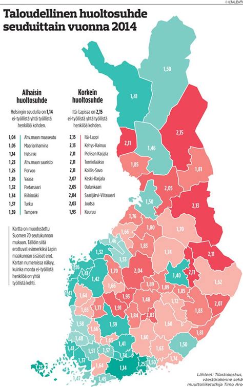 Suomen surkein huoltosuhde löytyy Kivijärveltä - katso oman kuntasi ...