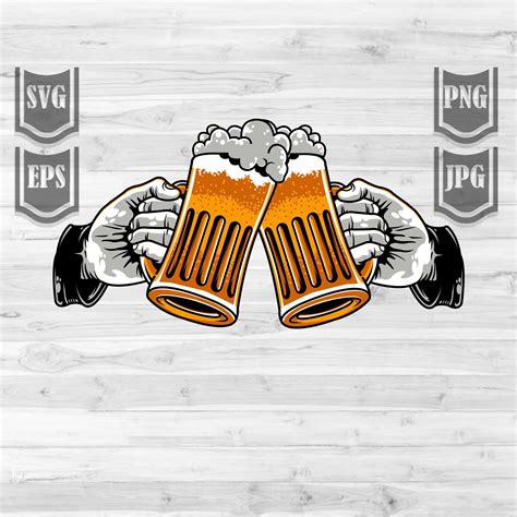 Beer Mug Cheers Svg File Beer Glass Svg Beer Mug Clipart Etsy Images