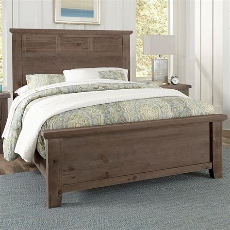Vaughan Bassett Sawmill 692 669 966 922 Ms1 Transitional King Louver Bed Standard Furniture