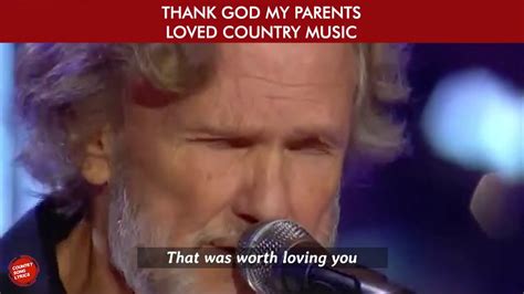 Why Me Lord With Lyrics Kris Kristofferson Youtube