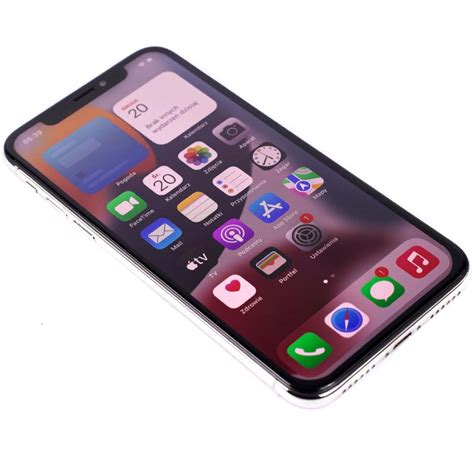 Apple Iphone X Silver 64gb Smartfon Stan Jak Nowy