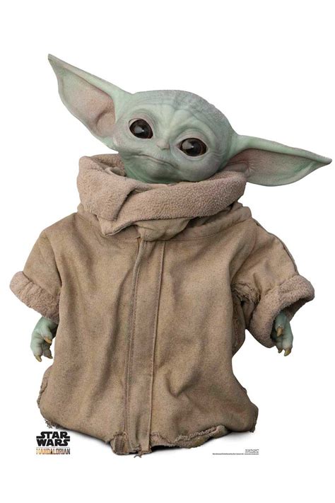 The Child Baby Yoda Alternate Pose Official Mandalorian Cardboard Cutout