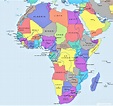 Mapa De Africa Con Nombres | Mapa