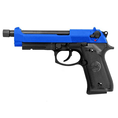 Sr92 A1 Co2 Airsoft Pistol Blue And Black