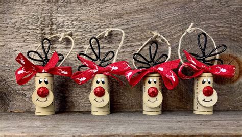 Reindeer Cork Ornaments Every Bottle Of Wine You Give