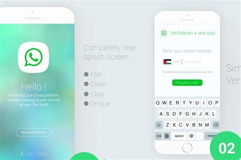 Whatsapp Redesign Concept For Ios App Design Splash Screen Mood