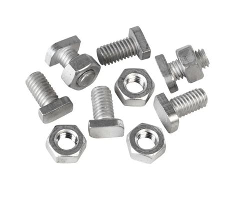 Cropped Head Bolts And Nuts Greenhouse Bolts 20pce Sgs335 Forest