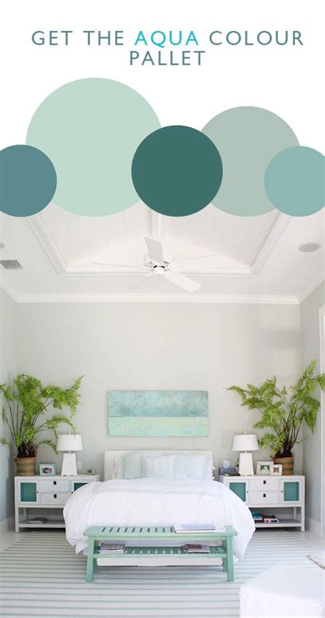 Fresh And Bright Aqua Bedroom With Images Home Decor Home Deco