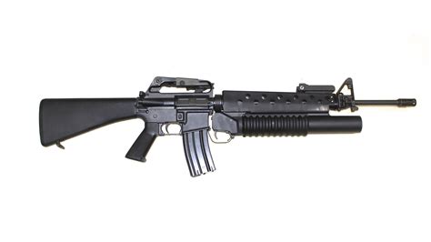 Mint Condition Colt M16a1 With Colt M203 Grenade Launcher Mjl Militaria