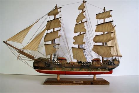 Vintage Ship Model Of The Fragata Siglo Xviii Wood Catawiki